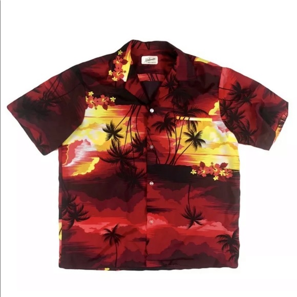 Men's Vintage Hawaiian Shirts Approx Size L Set of 2 - Picture 5 of 7